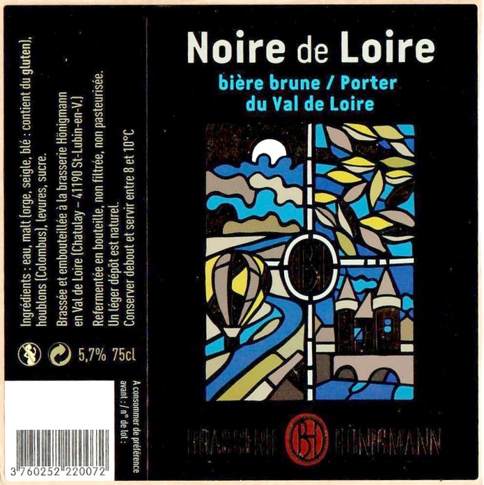 Etiquette BRASSERIE HONIGMANN 26