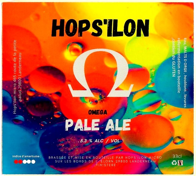 Etiquette BRASSERIE HOP'SILON 01