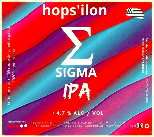 Etiquette BRASSERIE HOP'SILON 02