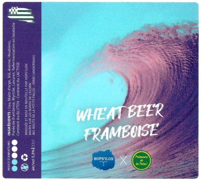 Etiquette BRASSERIE HOP'SILON 03