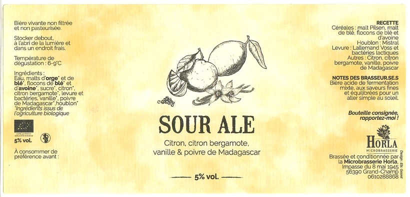 Etiquette BRASSERIE HORLA 06