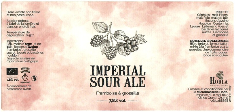Etiquette BRASSERIE HORLA 13