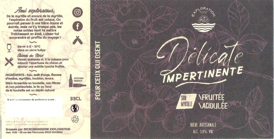 etiquette BRASSERIE HUB 01