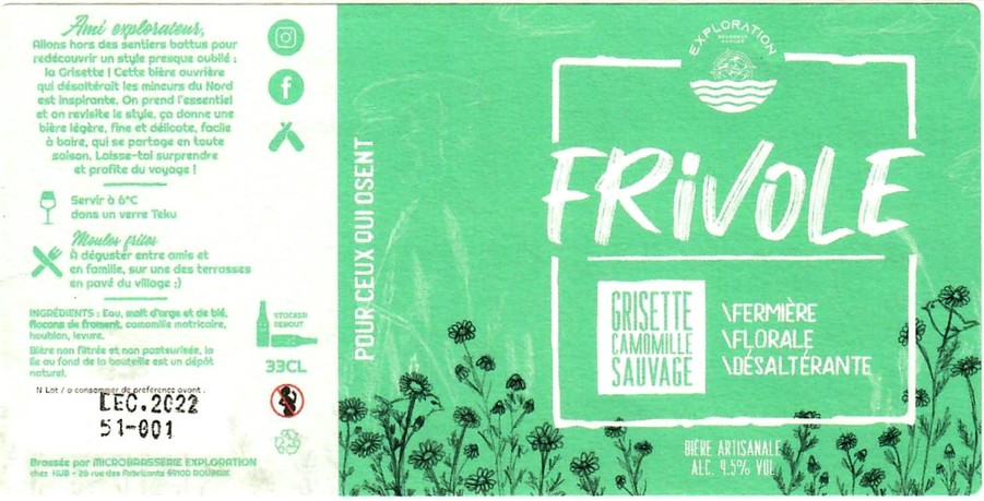 Etiquette BRASSERIE HUB 03