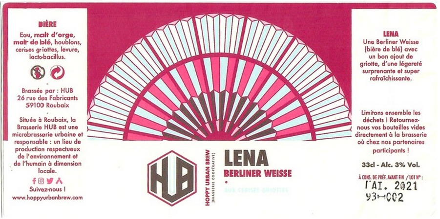 Etiquette BRASSERIE HUB 08