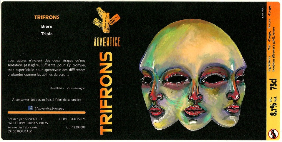 Etiquette BRASSERIE HUB 09