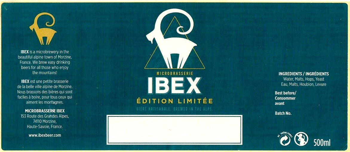 Etiquette BRASSERIE IBEX 04