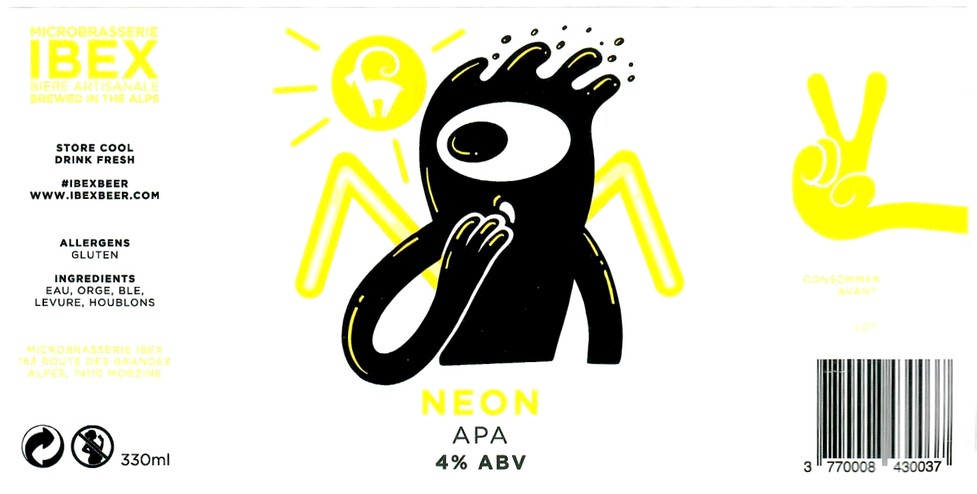 Etiquette BRASSERIE IBEX 06