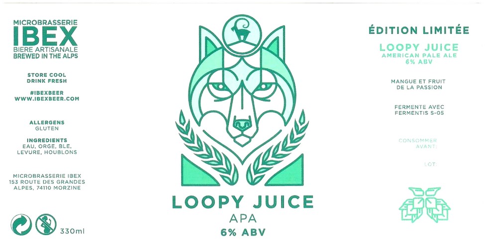 Etiquette BRASSERIE IBEX 11