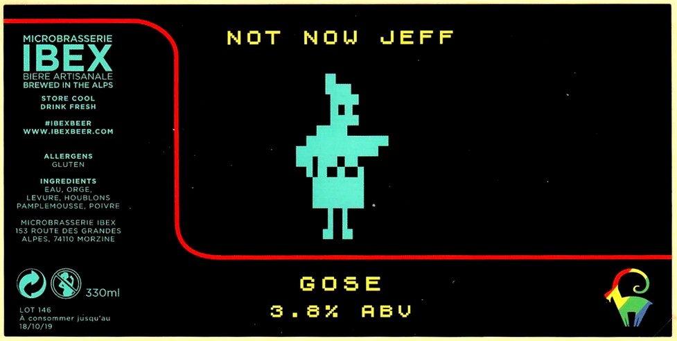 Etiquette BRASSERIE IBEX 16