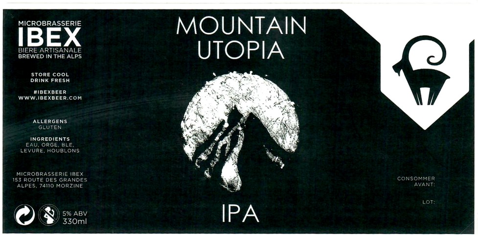 Etiquette BRASSERIE IBEX 18