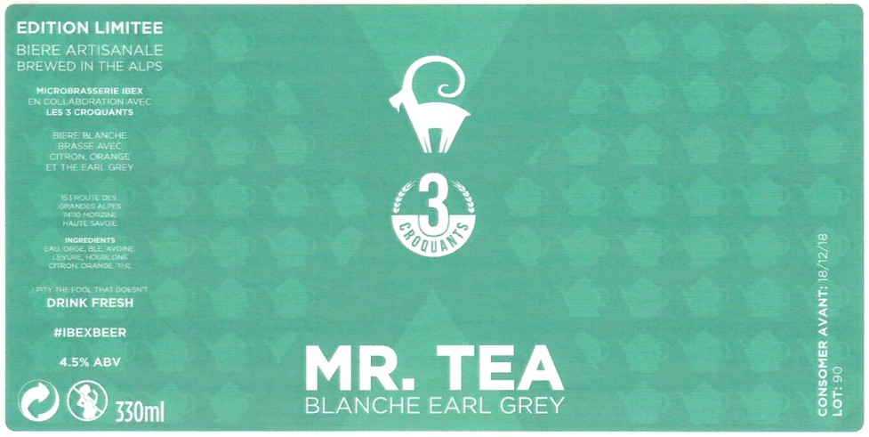 Etiquette BRASSERIE IBEX 19