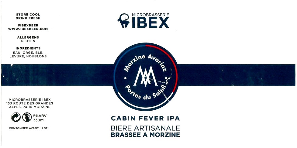 Etiquette BRASSERIE IBEX 21