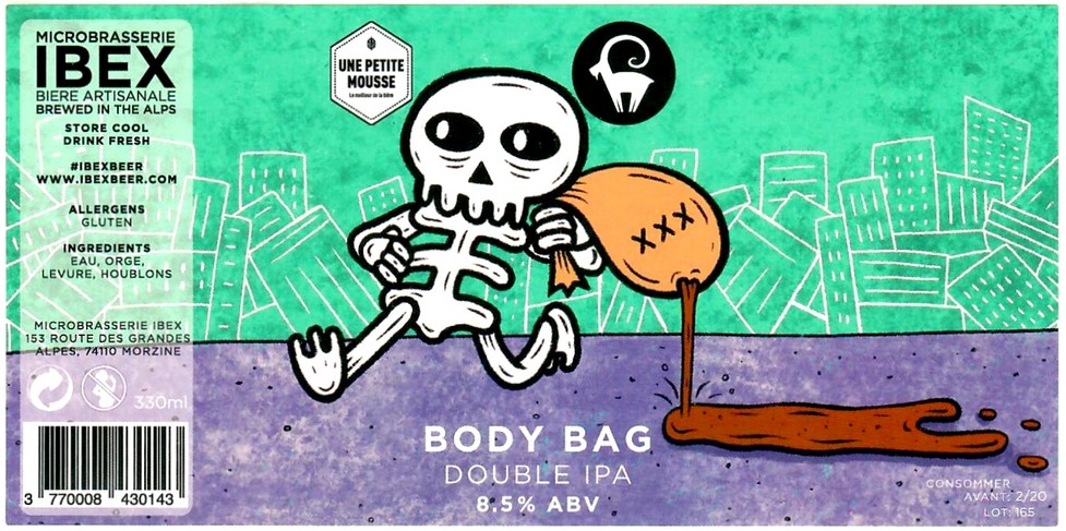 Etiquette BRASSERIE IBEX 22