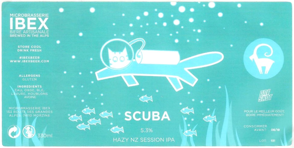 Etiquette BRASSERIE IBEX 23