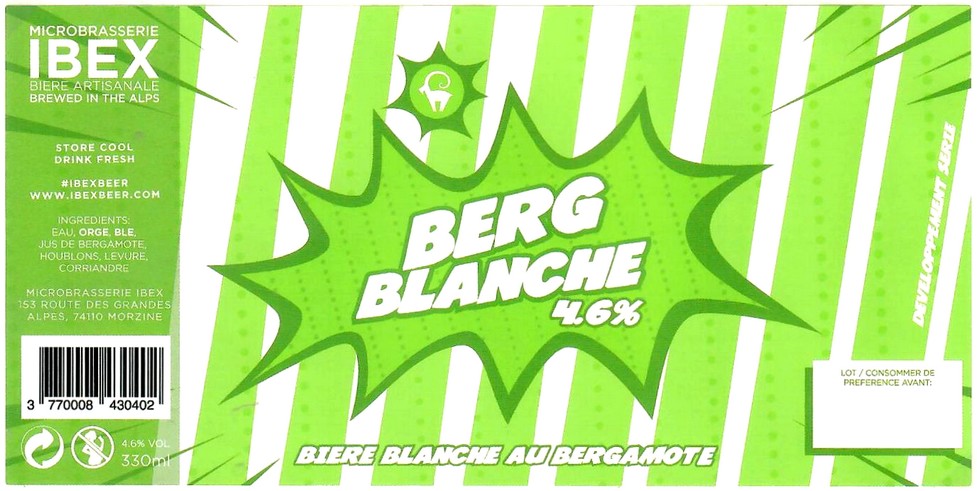 Etiquette BRASSERIE IBEX 30