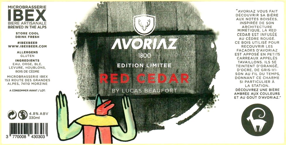 Etiquette BRASSERIE IBEX 40