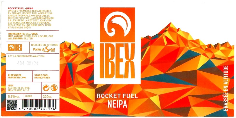 Etiquette BRASSERIE IBEX 42