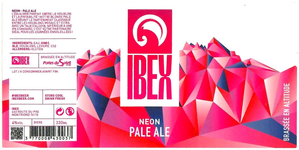 Etiquette BRASSERIE IBEX 43