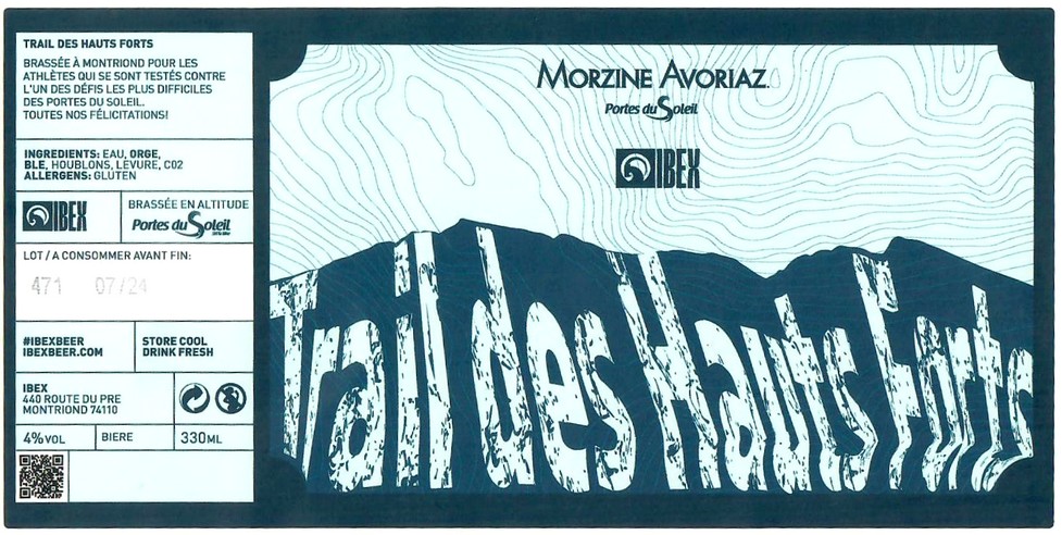 Etiquette BRASSERIE IBEX 48