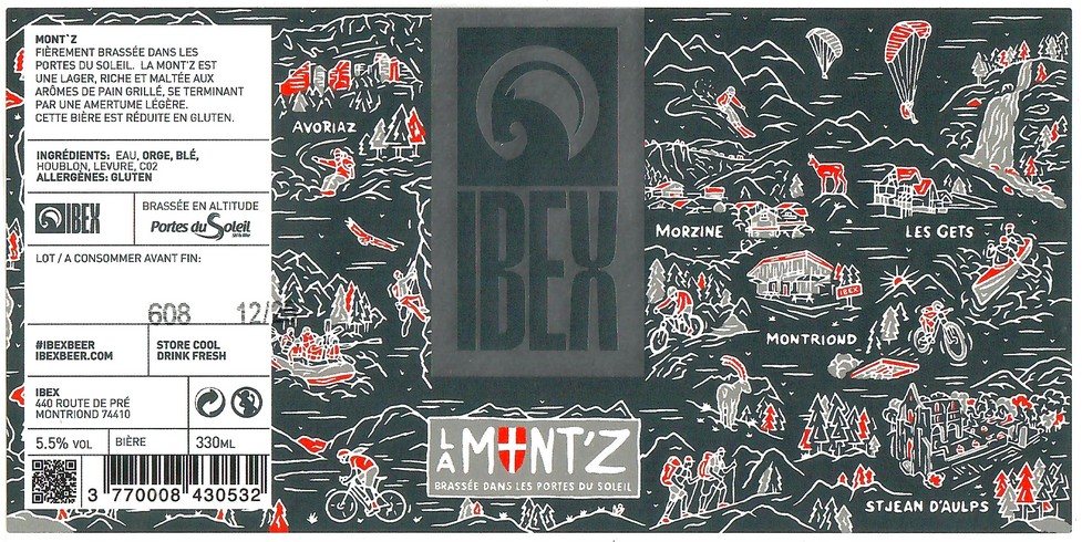 Etiquette BRASSERIE IBEX 56