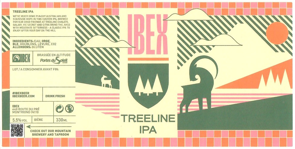 Etiquette BRASSERIE IBEX 60