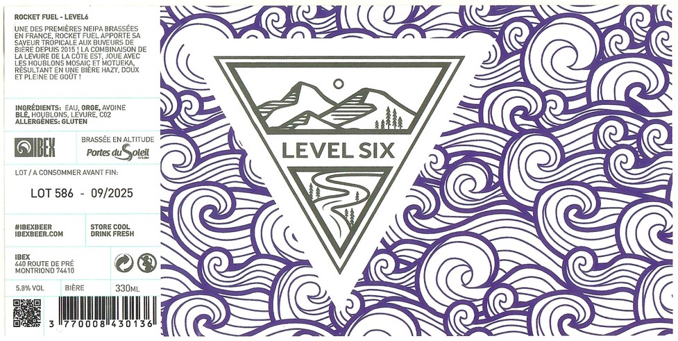 Etiquette BRASSERIE IBEX 61