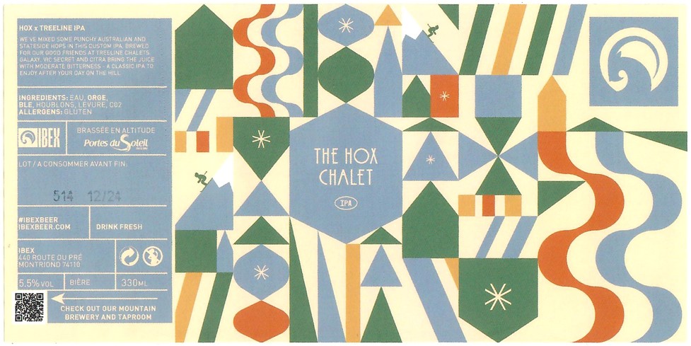 Etiquette BRASSERIE IBEX 62