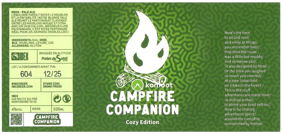 Etiquette BRASSERIE IBEX 63