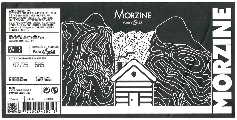 Etiquette BRASSERIE IBEX 64