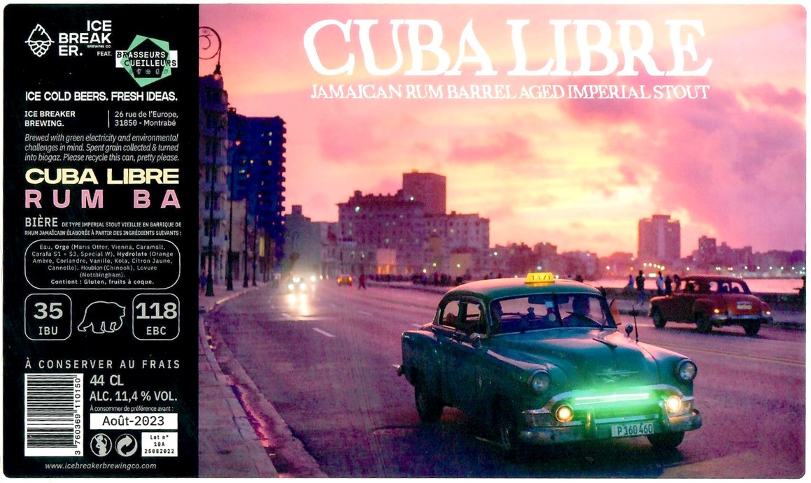 Etiquette BRASSERIE ICE BREAKER 07