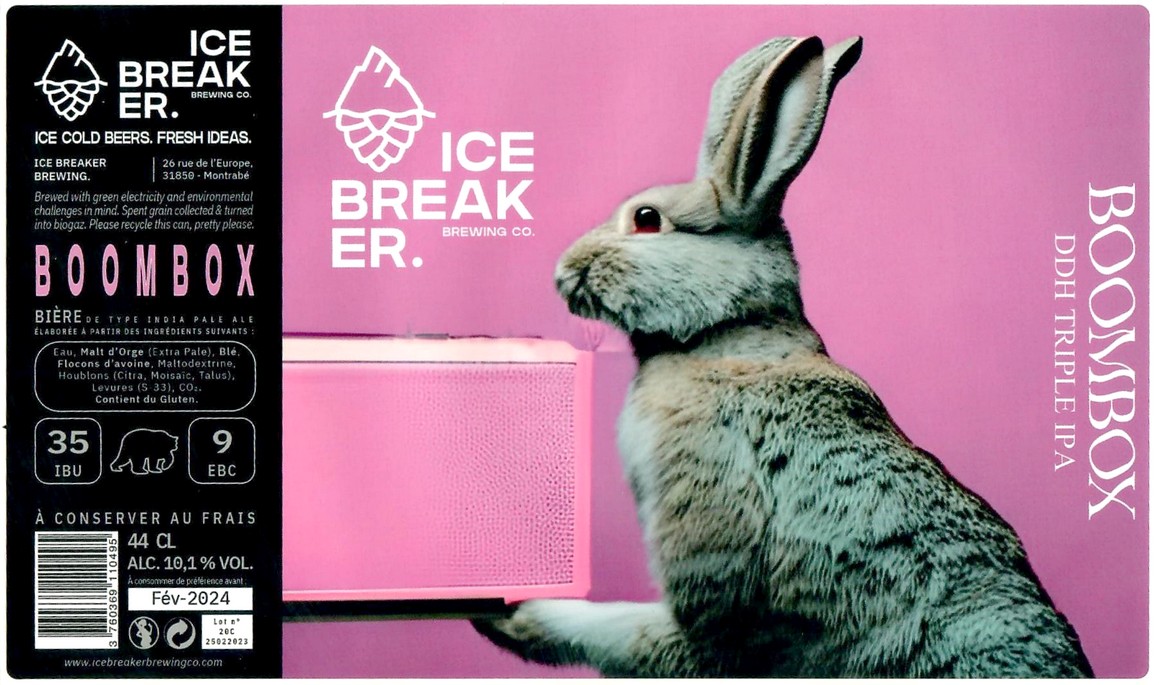 Etiquette BRASSERIE ICE BREAKER 09