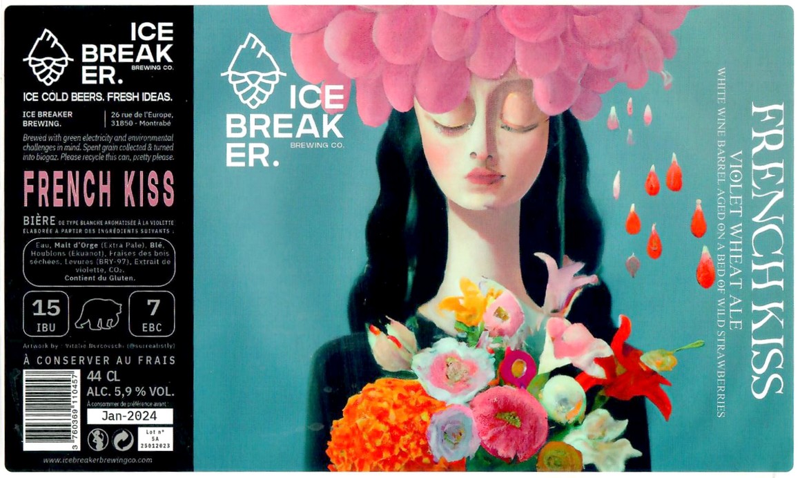 Etiquette BRASSERIE ICE BREAKER 14