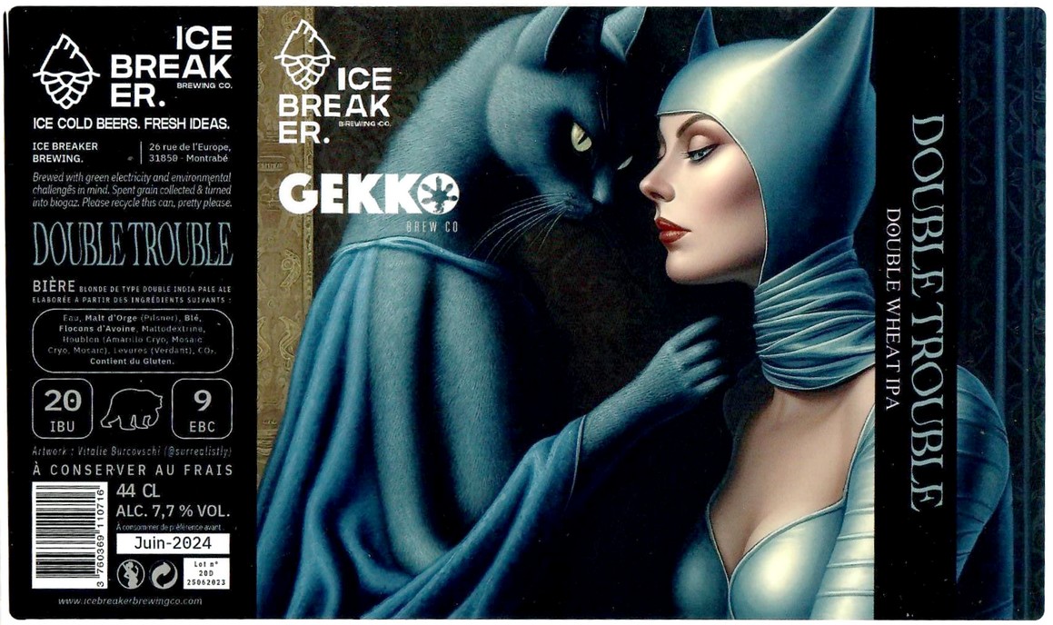 Etiquette BRASSERIE ICE BREAKER 21