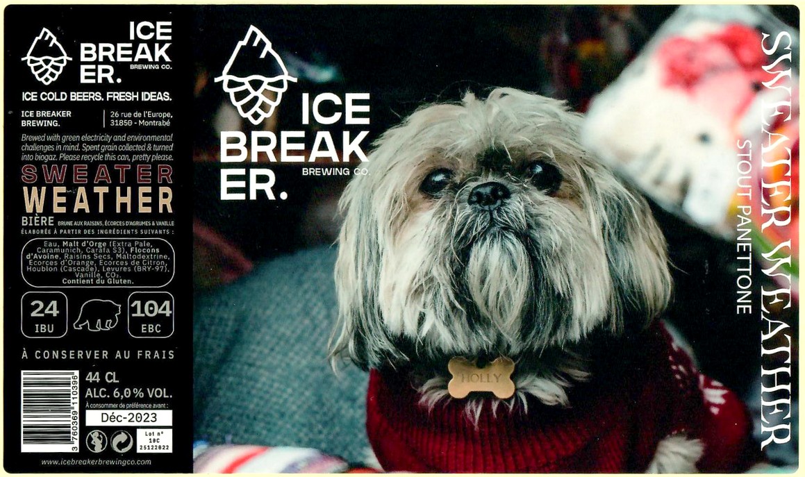 Etiquette BRASSERIE ICE BREAKER 23