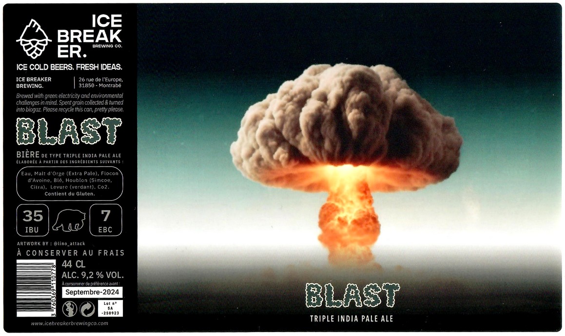 Etiquette BRASSERIE ICE BREAKER 31