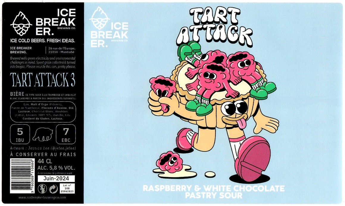 Etiquette BRASSERIE ICE BREAKER 37