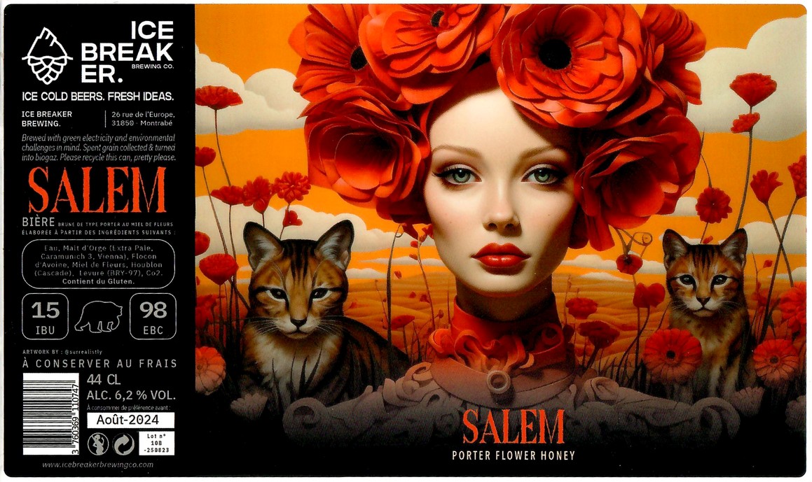 Etiquette BRASSERIE ICE BREAKER 38