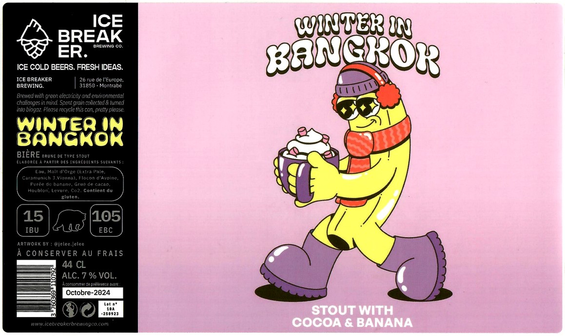 Etiquette BRASSERIE ICE BREAKER 39