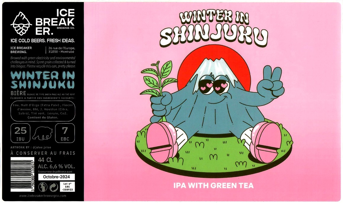 Etiquette BRASSERIE ICE BREAKER 41