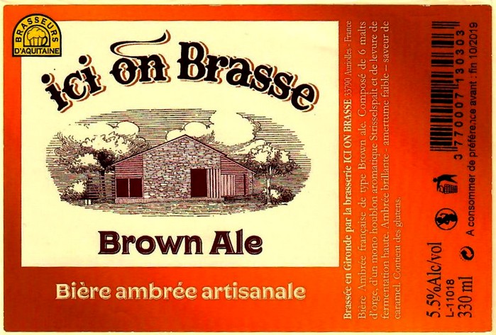 etiquette BRASSERIE ICI ON BRASSE 06