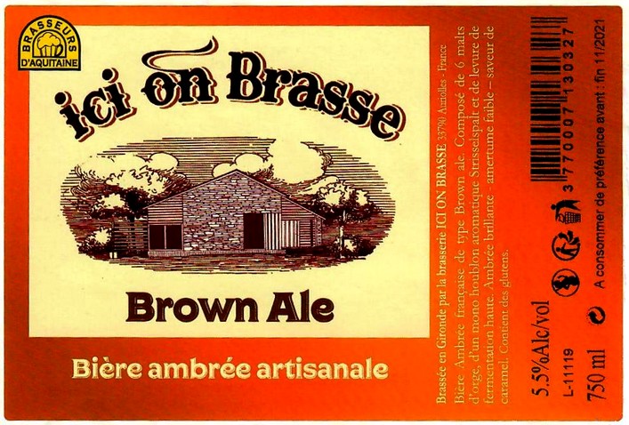 etiquette BRASSERIE ICI ON BRASSE 15