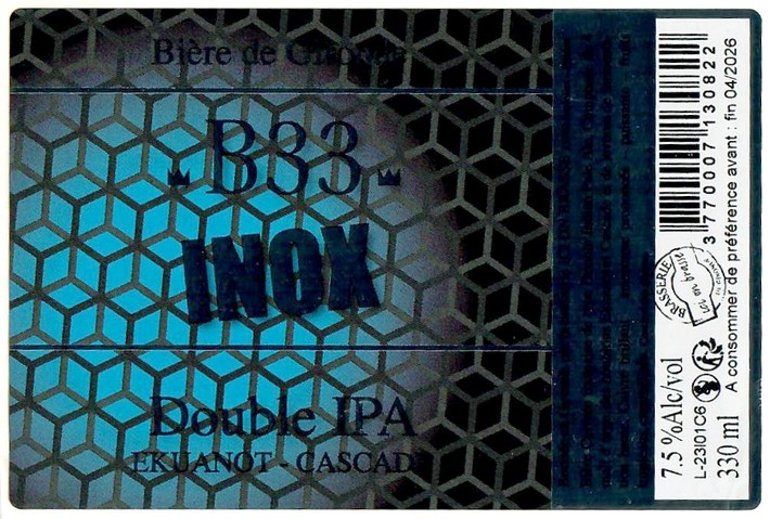 Etiquette BRASSERIE ICI ON BRASSE 18