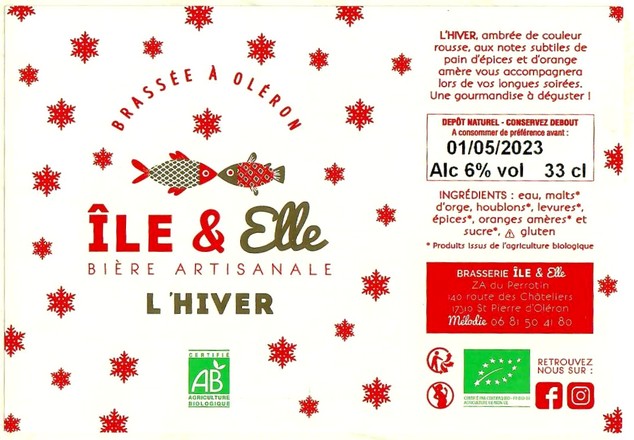Etiquette BRASSERIE ILE ET ELLE 03