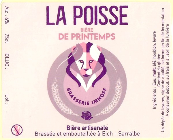 Etiquette BRASSERIE IMHOFF 12