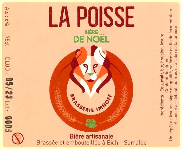 Etiquette BRASSERIE IMHOFF 13