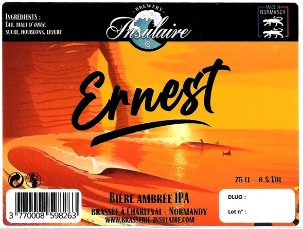 etiquette BRASSERIE INSULAIRE 11