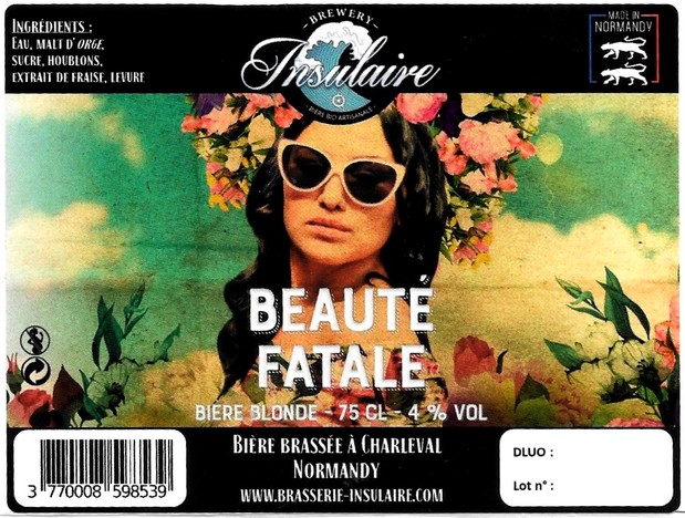 etiquette BRASSERIE INSULAIRE 14