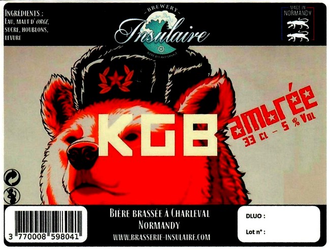 etiquette BRASSERIE INSULAIRE 16