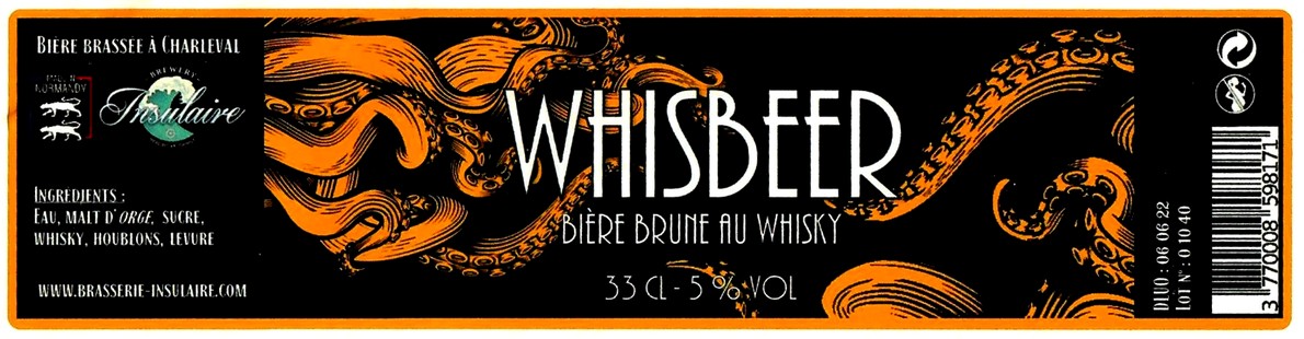 etiquette BRASSERIE INSULAIRE 17